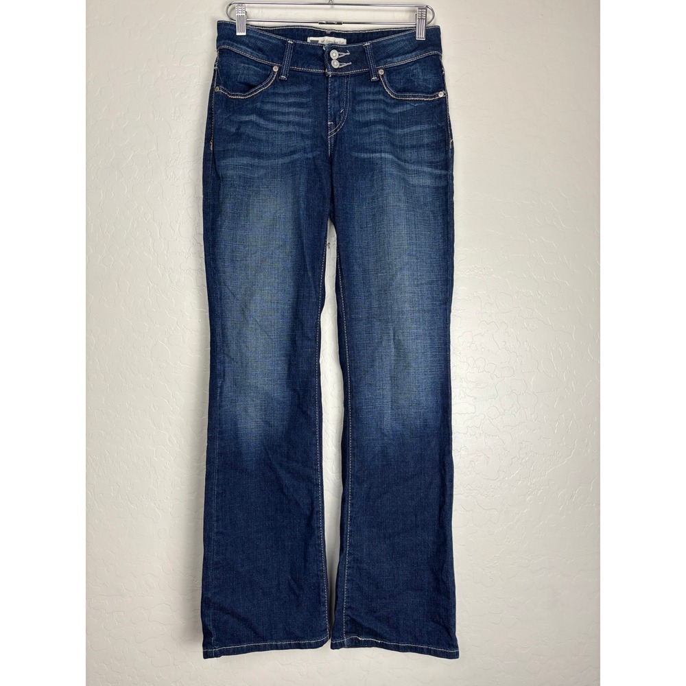 Levis 529 Curvy Boot Cut Jeans Dark Wash Blue Denim W27 L32 Womens 2871